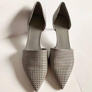 Vince leather pointed Kitten heel d’orsay pumps